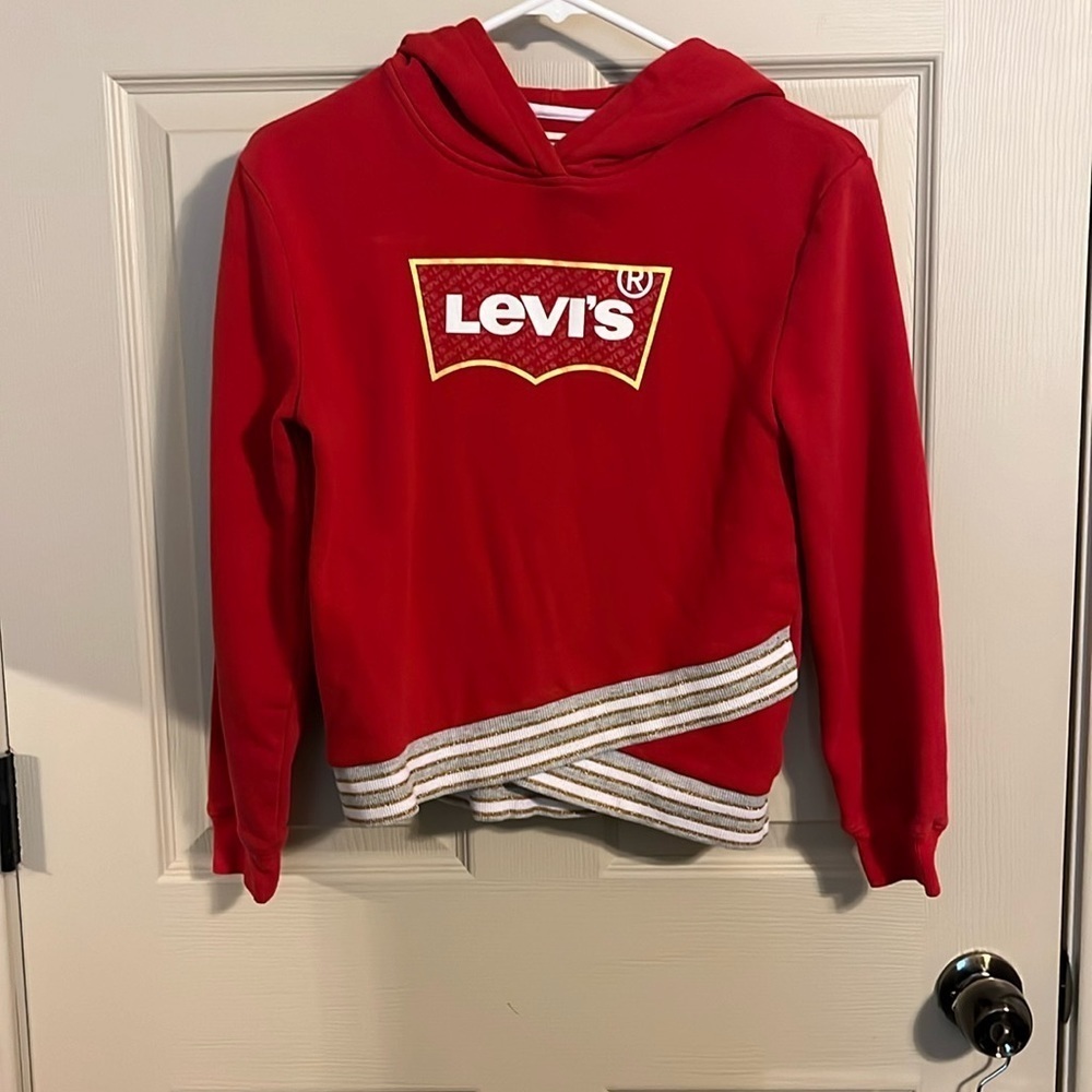 Levi’s red sweatshirt hoodie